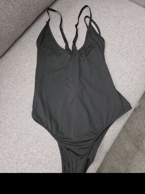 New Withoit Tags- Black Women’s One-Piece Bodysuit - Classic Scoop Neck